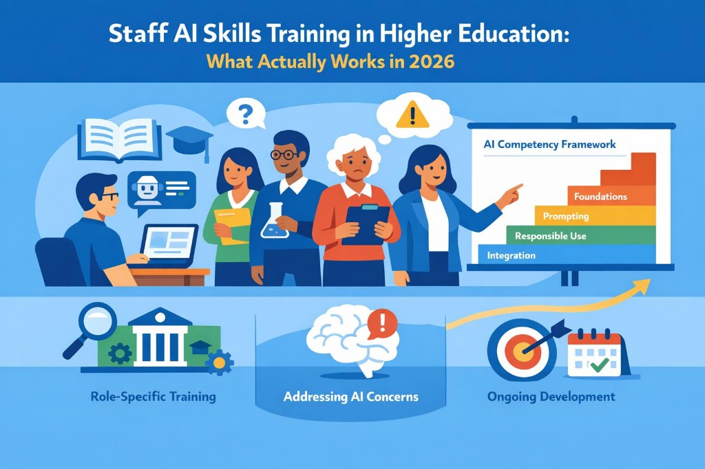 Staff AI Skills Training in Higher Education: What Actually Works in 2026